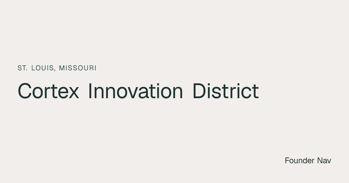 Cortex Innovation District | Founder Nav